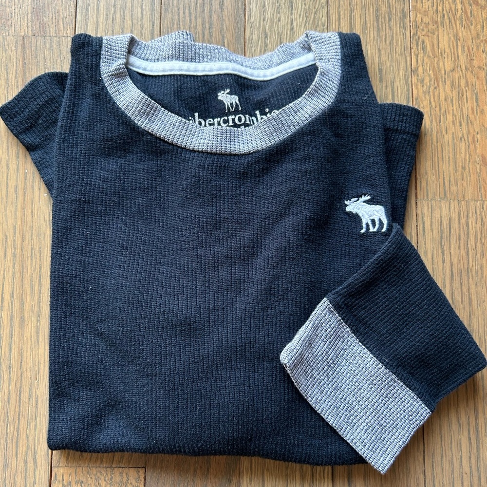 Abercrombie Kids Thermal Long Sleeves Tee Size 9/10